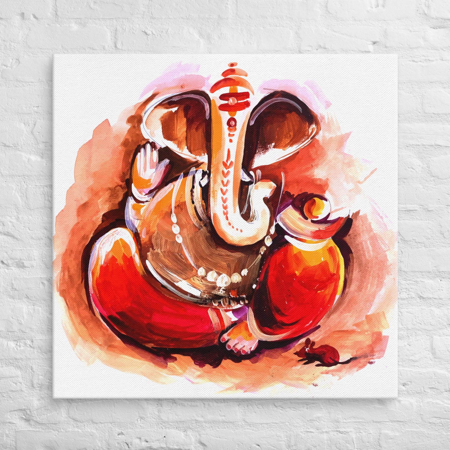 Ganesha : Whispers of Wisdom (brushstroke by 2iwi.com)