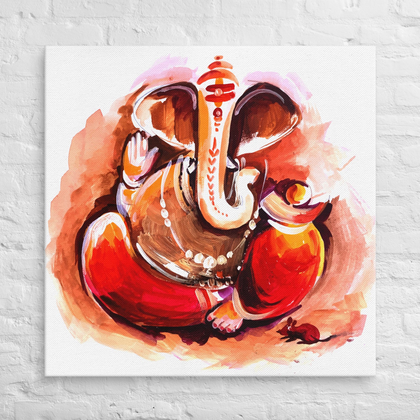 Ganesha : Whispers of Wisdom (brushstroke by 2iwi.com)